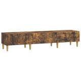 TV Cabinet 147 x 34.5 x 30 cm Smoked Oak Engineered Wood 895170
