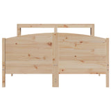 Bed Frame without Mattress 120x190 cm Small Double Solid Wood Pine 3306237