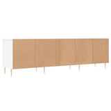 TV Cabinet White 150x30x44.5 cm Engineered Wood 831268