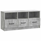 TV Cabinet Concrete Grey 102 x 34.5 x 47 cm Engineered Wood 895828