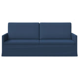3 Seater Sofa Blue 190 x 81 x 82 cm Fabric 42041114