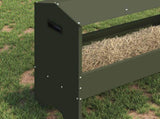 Livestock Feeding Trough Olive Green 79 x 35 x 62 cm 874628