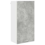 Hanging Cabinet Concrete Grey and White 50 x 31 x 100 cm 884349
