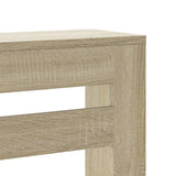 Radiator Cover Sonoma Oak 175x20x82 cm Engineered Wood 852710