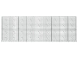 Gabion with 5 mm Wire and 5x10 cm Mesh 450x10x200 cm 3464499