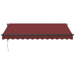 Automatic Retractable Awning Burgundy 350x250 cm 3310184