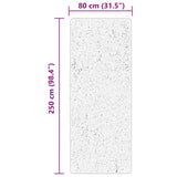 Rug HUARTE Short Pile Soft and Washable Cream 80x250 cm 375035