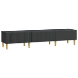 TV Cabinet with Drawer Black 147 x 34.5 x 30 cm Engineered Wood 894706