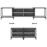 TV Cabinet Grey Sonoma 203x37x50 cm Engineered Wood 837610