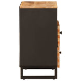 Bed cabinet with Drawer Brown 50 x 33 x 62 cm Solid Mango Wood 4018306