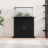 Aquarium Stand Black Oak 81x36x73 cm Engineered Wood 862152