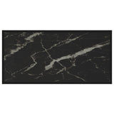 Coffee Table Black 100x50x35 cm Tempered Glass 322900