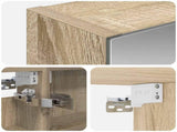 Bathroom Mirror Cabinet Sonoma Oak 40 x 10.5 x 60.5 cm 889025