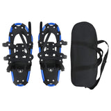 3 in 1 Snowshoes Blue and Black 53.5 x 21 cm Aluminum and HDPE 42021418