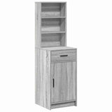Highboard Grey Sonoma 40 x 40.5 x 135 cm Engineered Wood 865078