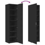 Highboard Black 45x42.5x185 cm Engineered Wood 3281407