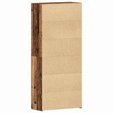 Shoe Cabinet with Door Brown 80 x 35.5 x 180 cm Engineered wood 3333843