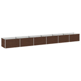 Raised Garden Bed Black 600 x 80 x 55 cm cold-rolled steel 8006451