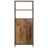Highboard Old Wood 65 x 33 x 161 cm Engineered Wood 8013876