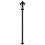 ZNTS Outdoor Floor Lamp Black 120 cm Stainless Steel 4006387