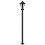 ZNTS Outdoor Floor Lamp Black 120 cm Stainless Steel 4006387