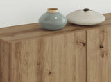 TV Cabinet Wall-mounted 4 pcs Artisan Oak Engineered Wood 3402765