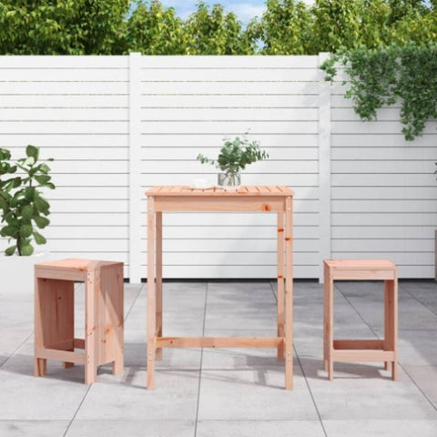 3 Piece Garden Bar Set Solid Wood Douglas 3157738