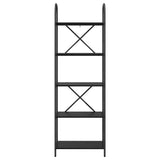 Bookshelf Black Oak 60 x 30 x 183 cm Engineered wood 879905