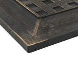 Parasol Base Square Polyresin 12 kg Bronze 45207