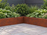 Retaining Wall 50 x 50 x 50 cm Weathering Steel Rusty 8015197