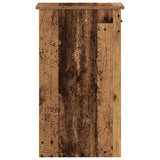 Computer Tower Stand with Drawer Old Wood 35x45x77 cm 858747