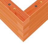 Garden Planter Wax Brown 90x40x23 cm Solid Wood Pine 847225