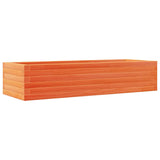 Garden Planter Wax Brown 110x40x23 cm Solid Wood Pine 847230