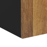 Bathroom Wall Cabinet 38x33x48 cm Solid Wood Mango 351993