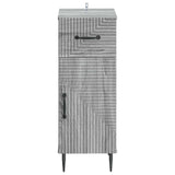 Bathroom Storage Cainet HAARLEM Grey Sonoma 30 x 31 x 80 cm 896831
