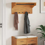 Wall-mounted Coat Rack SANDNES 87x30x42 cm Solid Wood Pine 4010472