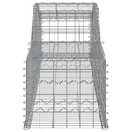 Arched Gabion Baskets 25 pcs 300x50x40/60 cm Galvanised Iron 3146662
