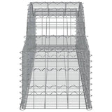 Arched Gabion Baskets 25 pcs 300x50x40/60 cm Galvanised Iron 3146662
