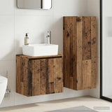 Bathroom Furniture Set 2 pcs Old Wood 33 x 34.5 x 100 cm 3406131
