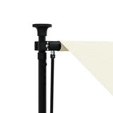 Retractable Awning Cream 300x150 cm Fabric and Steel 368747