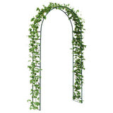 Garden Arch Floral Green 115 x 37 x 231 cm 42021352