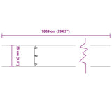 Lawn Edgings 10 pcs Anthracite 25x103 cm Cold-rolled Steel 860168