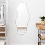 Wall Mirror Silver 100x45 cm 348258