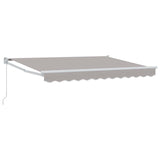 Retractable Awning Light Grey 3.5 x 2 m 3418919