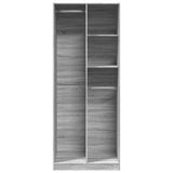 Wardrobe Grey Sonoma 80x50x200 cm Engineered Wood 3307761