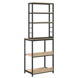 Kitchen Shelf Sonoma Oak 60 x 40 x 168 cm Engineered Wood 883881