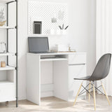 Desk White 86x49x76 cm Engineered Wood 861823