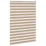 Zebra Blind Sand Brown 155x200 cm Fabric Width 150.9 cm Polyester 4014584