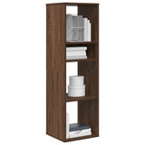 Book Cabinet Brown Oak 34x31x112 cm Engineered Wood 860289