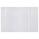 Room Divider Bamboo White Width 250 cm Height 165 cm 241670